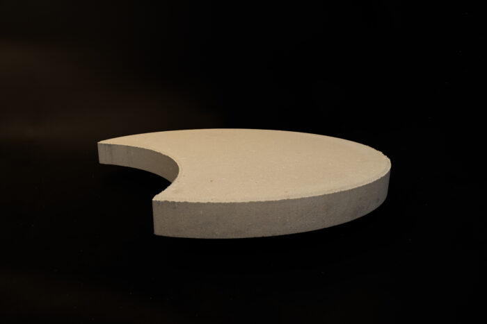 24" 3/4 Moon Stepping Stone