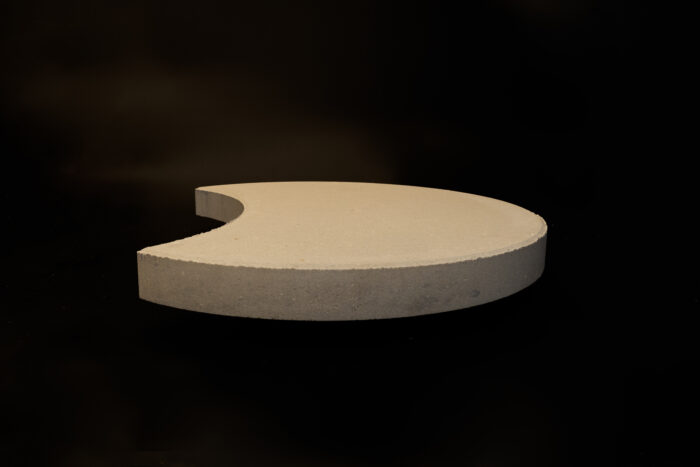24" 3/4 Moon Stepping Stone - Image 2