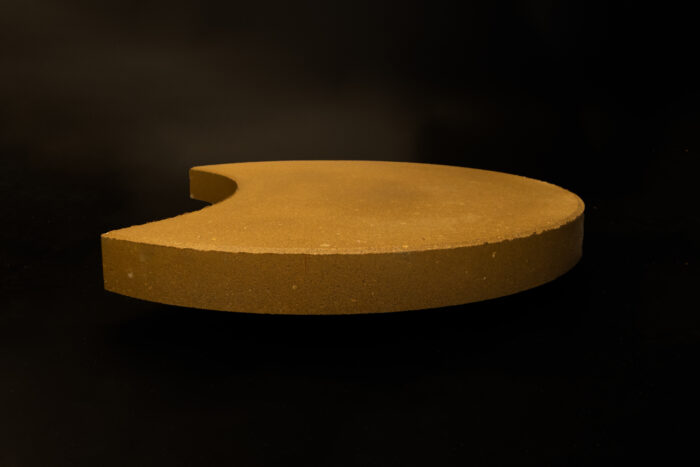 24" 3/4 Moon Stepping Stone - Image 5